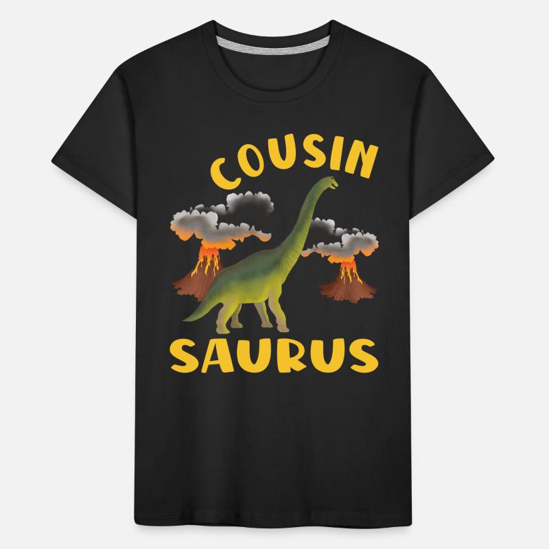 Cousin Saurus Wird Ein Cousin Dinosaurier Kinder Premium Bio T-Shirt