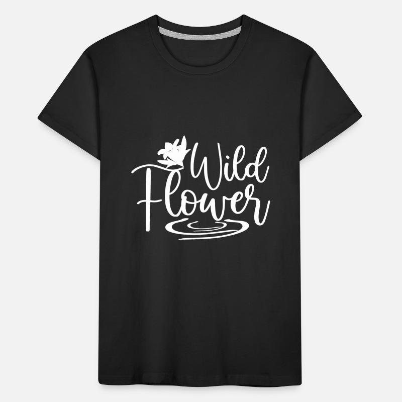 Wildblumen Kinder Premium Bio T-Shirt