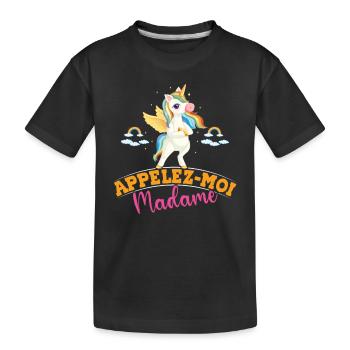 Appelez Moi Madame - T-shirt bio Premium Enfant - noir - Devant