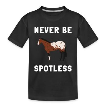 Appaloosa Horse Ranchers Riders Horse Show - Kinder Premium Bio T-Shirt - Schwarz - Vorne