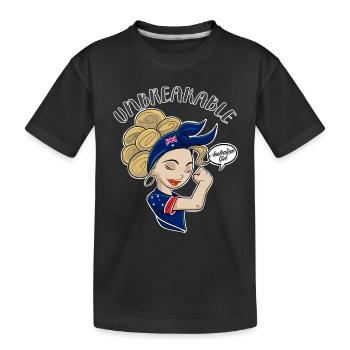 Australian Girl Unbreakable I Heritage Australie - T-shirt bio Premium Enfant - noir - Devant