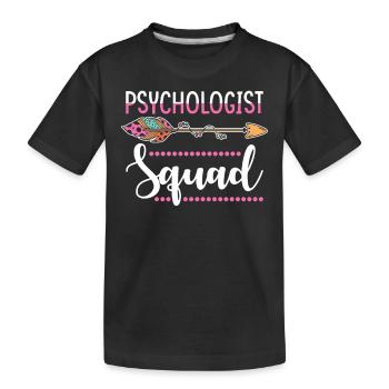 Psychologin Psychologie Frauen Gruppe - Kinder Premium Bio T-Shirt - Schwarz - Vorne