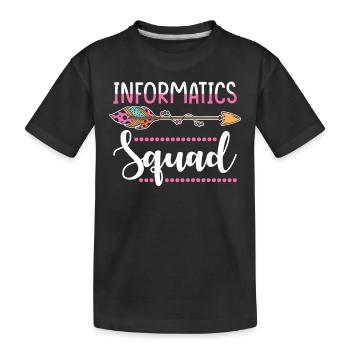 Computer scientist - Kids' Premium Organic T-Shirt - black - Front