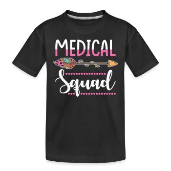 Groupe médical Femmes - T-shirt bio Premium Enfant - noir - Devant