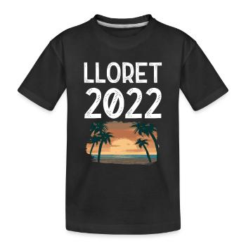 Lloret De Mars 2022 - T-shirt bio Premium Enfant - noir - Devant