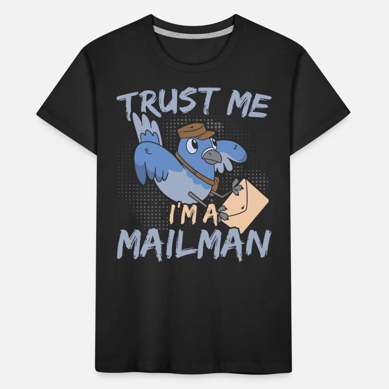 Ich bin ein Postbeamter Postbeamter Briefträger Po Kinder Premium Bio T-Shirt