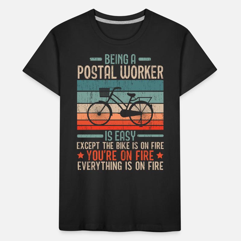 I am a postal worker Postman Postman Ber Kids' Premium Organic T-Shirt