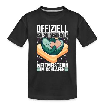 Avocado Toast - Kinder Premium Bio T-Shirt - Schwarz - Vorne