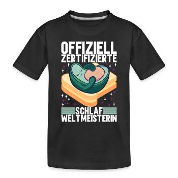 Avocado Toast - Kinder Premium Bio T-Shirt - Schwarz - Vorne