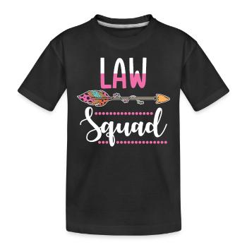 groupe d'avocats - T-shirt bio Premium Enfant - noir - Devant