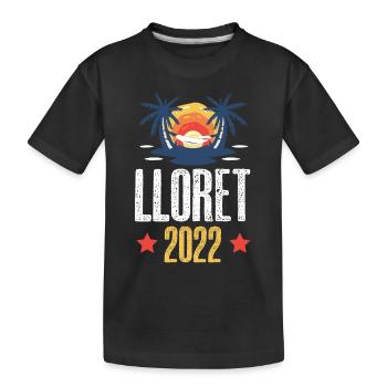 Lloret De mars 2022 - T-shirt bio Premium Enfant - noir - Devant