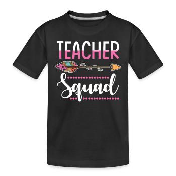 Lehrerin Gruppe - Kinder Premium Bio T-Shirt - Schwarz - Vorne