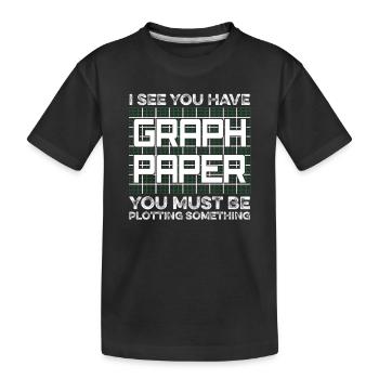 Drôle Math Art Mathématiques Étudiant Math Lover Jeu de mots - T-shirt bio Premium Enfant - noir - Devant