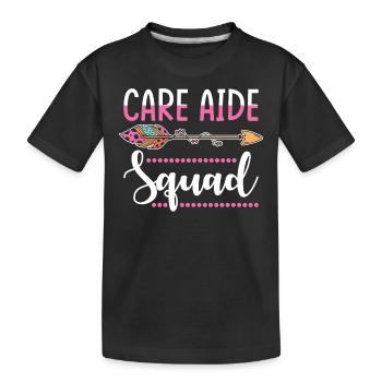 groupe d'infirmières - T-shirt bio Premium Enfant - noir - Devant