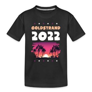 Sables d’Or 2022 - T-shirt bio Premium Enfant - noir - Devant