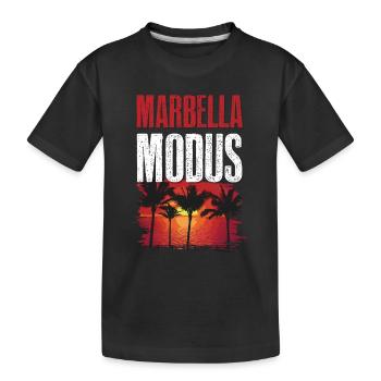 Marbella Mode - T-shirt bio Premium Enfant - noir - Devant