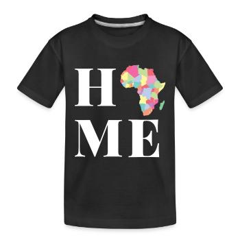Afrique - T-shirt bio Premium Enfant - noir - Devant