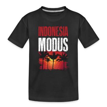Mode Indonésie - T-shirt bio Premium Enfant - noir - Devant