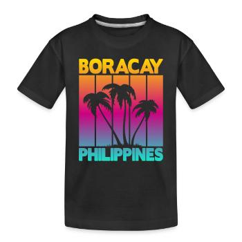 Boracay Philippines - T-shirt bio Premium Enfant - noir - Devant