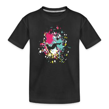 Soccer Start Scissor Kick Color Splash - T-shirt bio Premium Enfant - noir - Devant