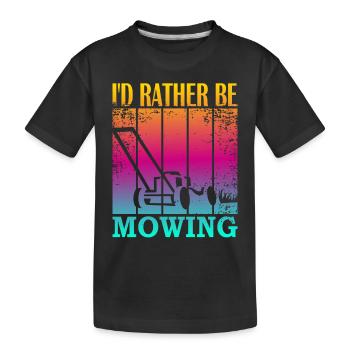 Je préfère tondre - T-shirt bio Premium Enfant - noir - Devant
