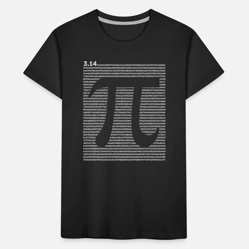 Math Mathematics Pi Day Funny Algebra Teacher Pun Kids' Premium Organic T-Shirt