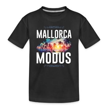 Mallorca Mode - Kids' Premium Organic T-Shirt - black - Front