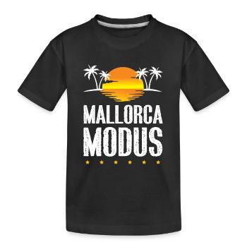 Mallorca Mode - Kids' Premium Organic T-Shirt - black - Front