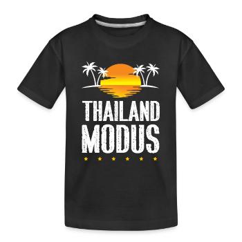 Thailand Mode - Kids' Premium Organic T-Shirt - black - Front
