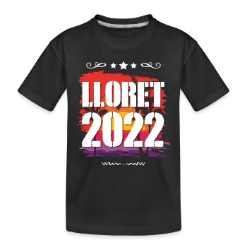 Lloret De mars 2022 - T-shirt bio Premium Enfant - noir - Devant