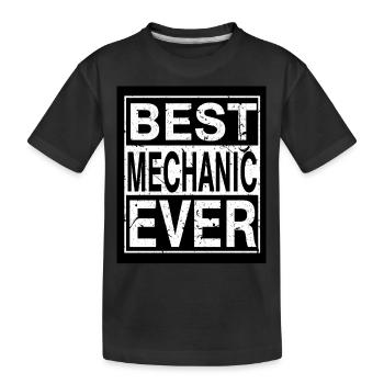 Mechaniker Bester Mechaniker - Kinder Premium Bio T-Shirt - Schwarz - Vorne