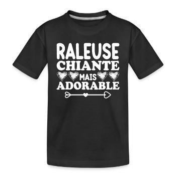 Raleuse Chiante Mais Adorable - T-shirt bio Premium Enfant - noir - Devant
