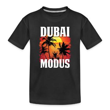 Mode Dubaï - T-shirt bio Premium Enfant - noir - Devant