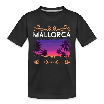 Majorque - T-shirt bio Premium Enfant - noir - Devant