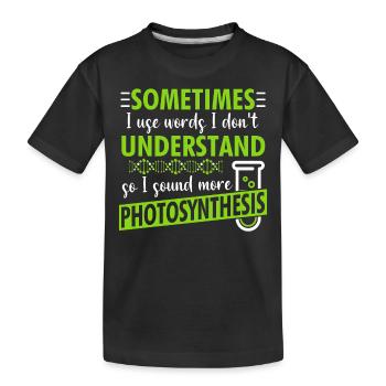 Biologist Chemist Scientist Researcher - Kids' Premium Organic T-Shirt - black - Front
