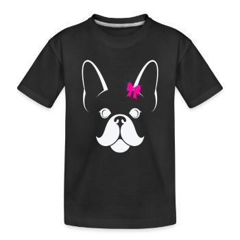Chien - T-shirt bio Premium Enfant - noir - Devant