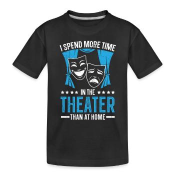Théâtre Broadway Comédie musicale Actrice de scène Schaus - T-shirt bio Premium Enfant - noir - Devant