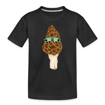 Lunettes de soleil Morel - T-shirt bio Premium Enfant - noir - Devant