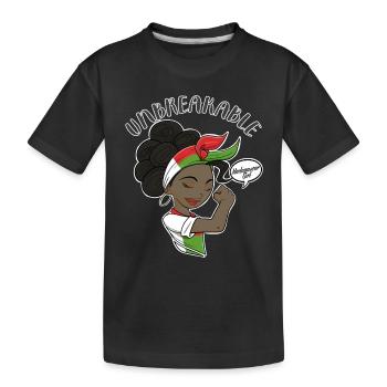 Madagascar Girl Unbreakable I Madagascar Heritage - Kids' Premium Organic T-Shirt - black - Front
