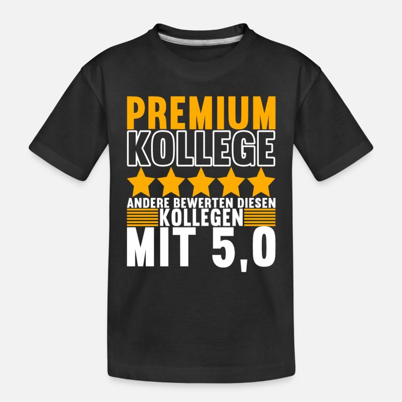 Abschiedsgeschenk Jobwechsel Kollege - Kinder Premium Bio T-Shirt - Schwarz