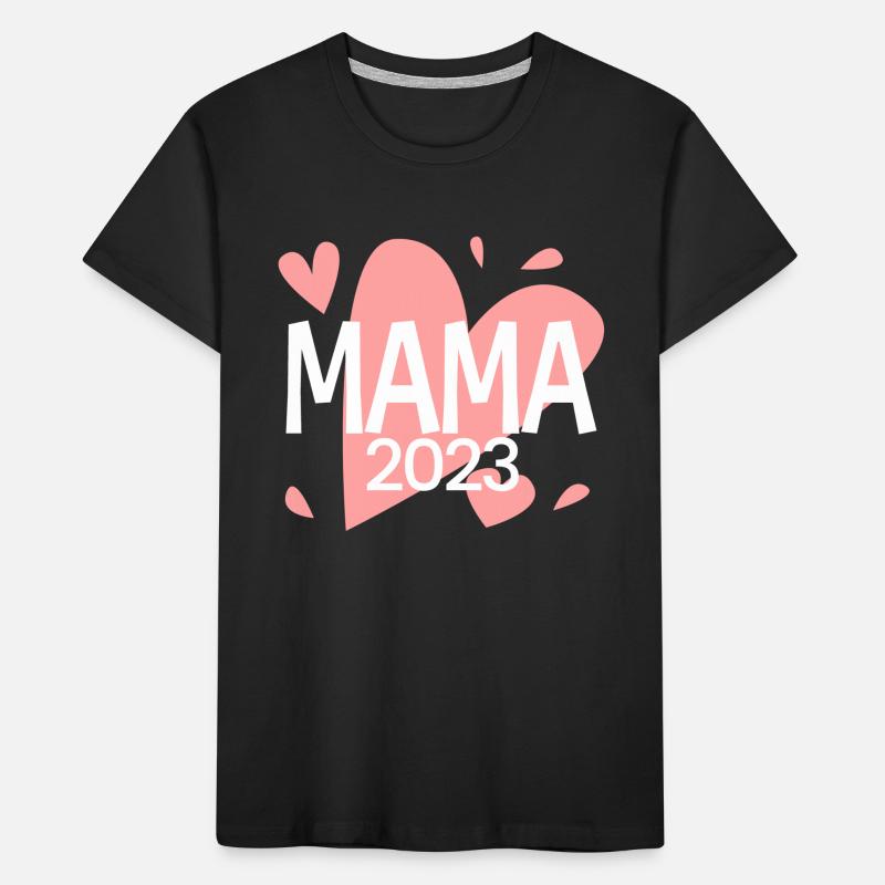 Mama 2023 loading - Werdende Mutter 2023 Kinder Premium Bio T-Shirt