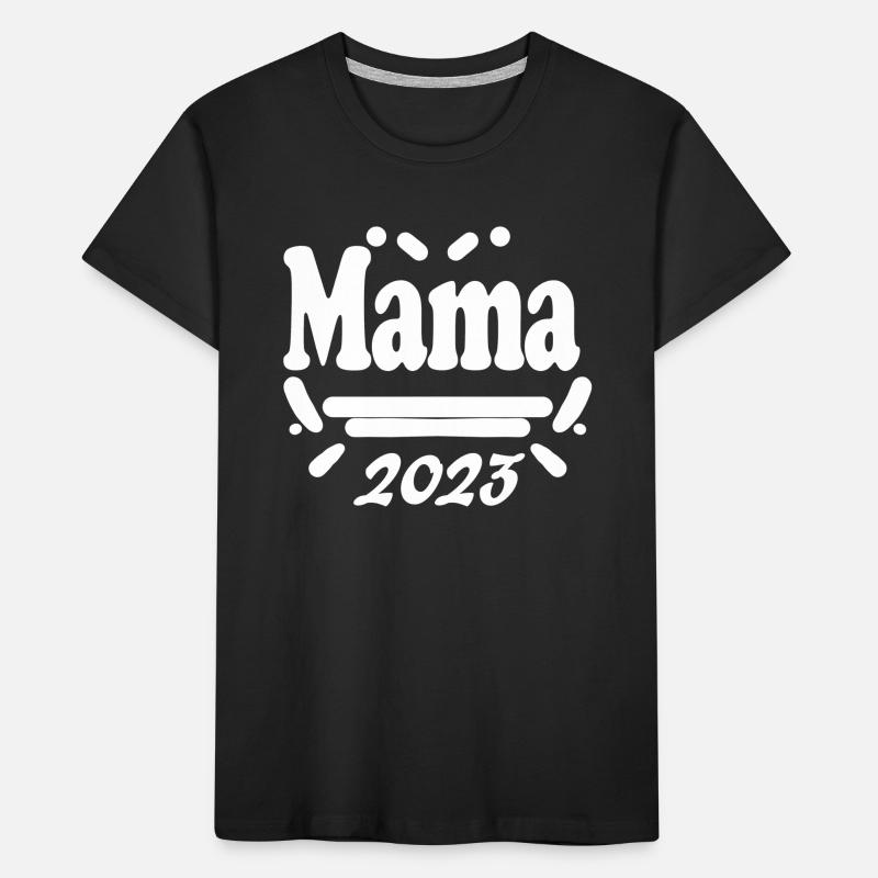 Mama 2023 loading - Werdende Mutter 2023 Kinder Premium Bio T-Shirt