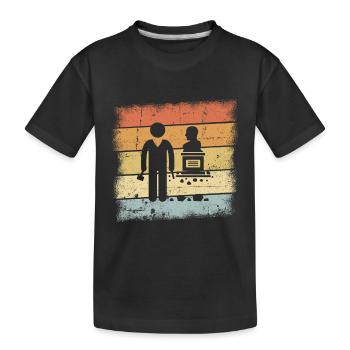 Cadeau sculpteur - T-shirt bio Premium Enfant - noir - Devant