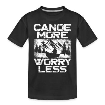 Canoë Canoë Vintage Canoë Plus - T-shirt bio Premium Enfant - noir - Devant