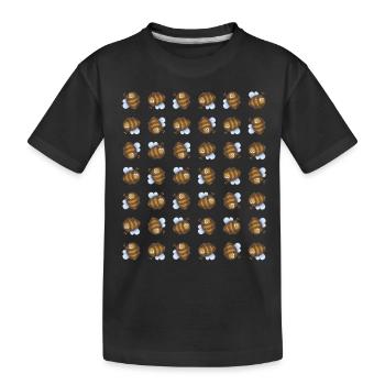 Drôle de gros bourdon - T-shirt bio Premium Enfant - noir - Devant