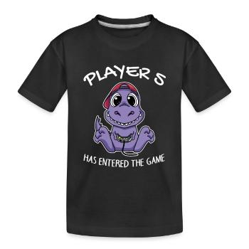 Troisième Baby Player 5 Bébé - T-shirt bio Premium Enfant - noir - Devant