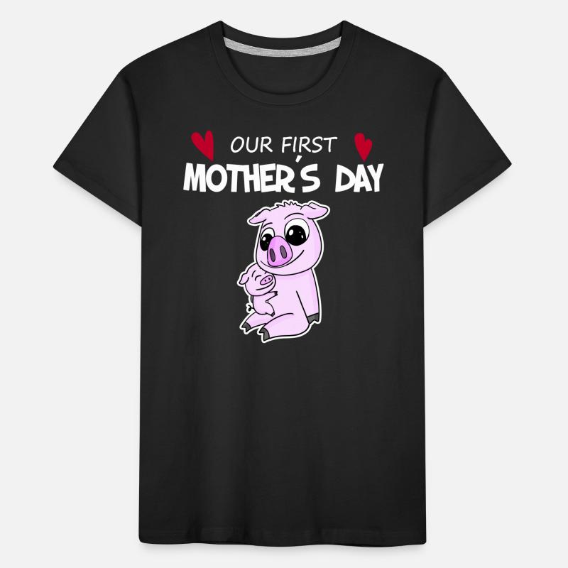 Muttertag Geschenk - Unser erster Muttertag Kinder Premium Bio T-Shirt