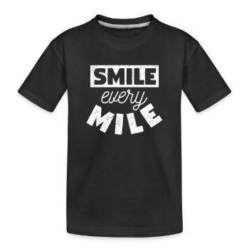 Lustig Laufen Liebhaber Läufer Meilen Läufer - Kinder Premium Bio T-Shirt - Schwarz - Vorne