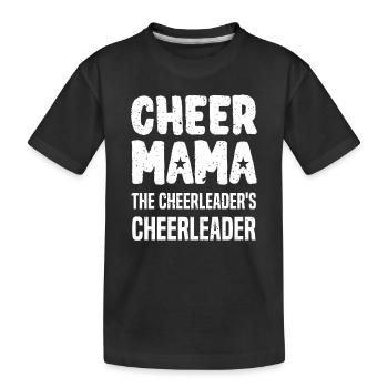 Cheer Mama La pom-pom girl de la pom-pom girl - T-shirt bio Premium Enfant - noir - Devant