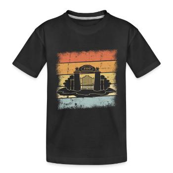 Zookeepers - Kids' Premium Organic T-Shirt - black - Front